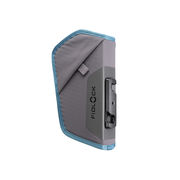 Fidlock TWIST Essentials Bag M Splashproof material and zip - TWIST mount, 1.1L Capacity - inc. Bike Mount and shoulder strap Grey/Blue 