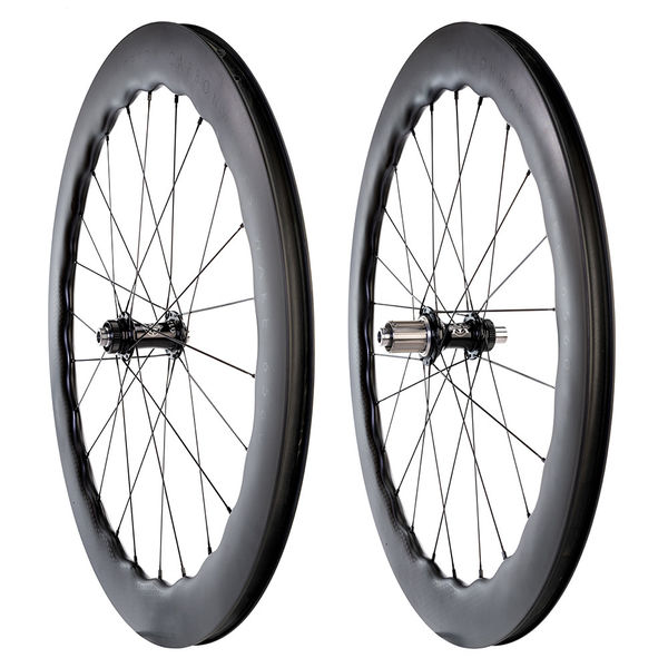 Princeton CarbonWorks Wake 6560 65/60mm deep carbon Disc rim, White Industries Hubs click to zoom image