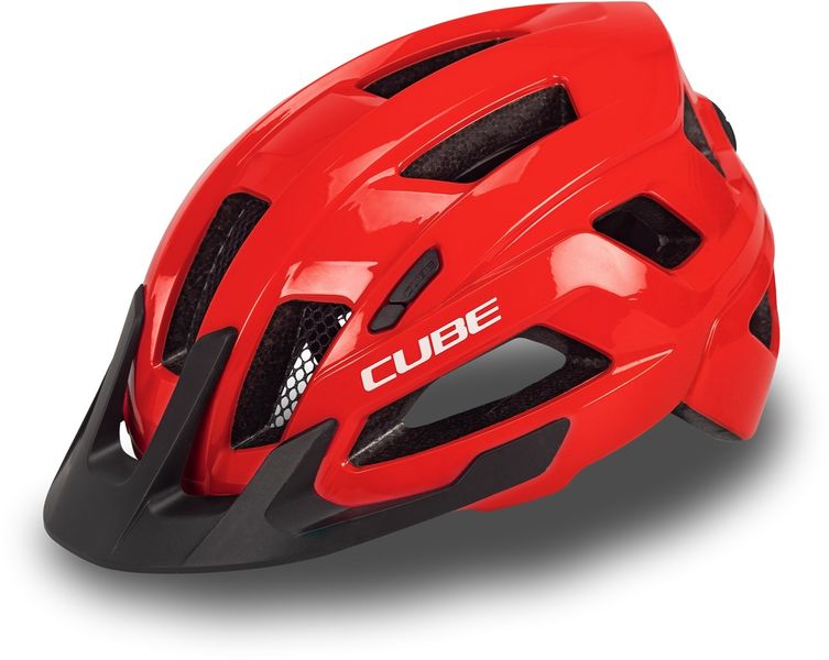 Cube Helmet Steep Glossy Red click to zoom image