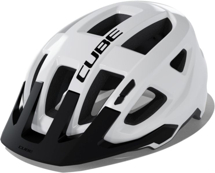 Cube Helmet Fleet White click to zoom image