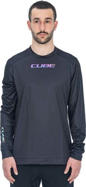 Cube Atx Round Neck Jersey L/s Black click to zoom image