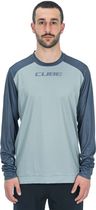 Cube Atx Round Neck Jersey L/s Grey/anthracite