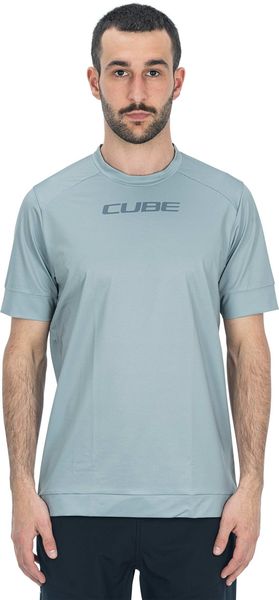 Cube Atx Round Neck Jersey S/s Grey click to zoom image