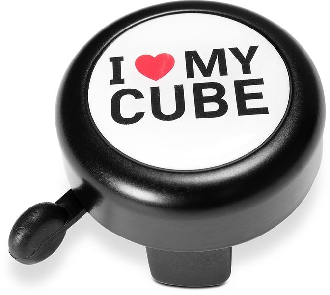 Cube Bell I Love My Black/white/red click to zoom image