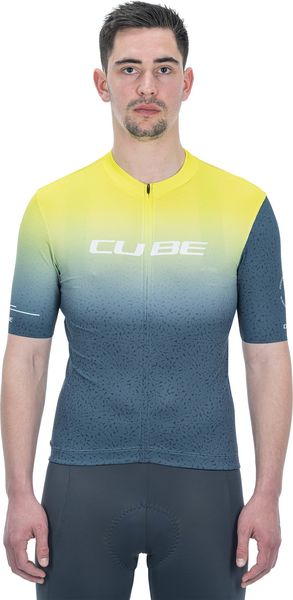 Cube Blackline Jersey Race S/s Yellow/grey click to zoom image