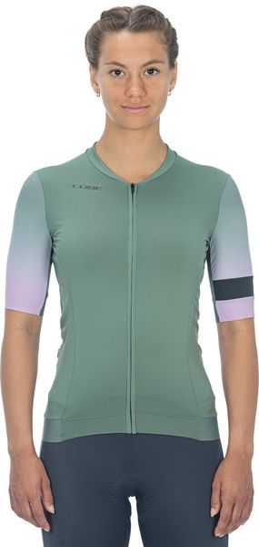 Cube Blackline Ws Jersey Fade S/s Green/violet click to zoom image