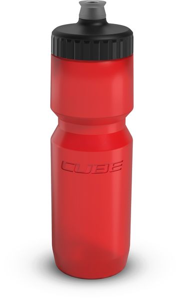 Cube Bottle Feather 0.75l Red click to zoom image