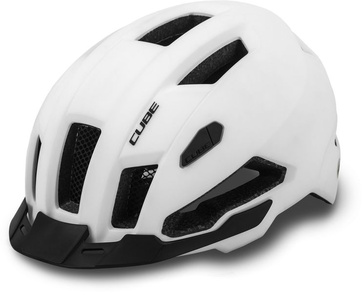 Cube Helmet Evoy Hybrid White click to zoom image