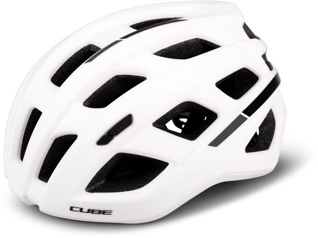 Cube Helmet Road Race White click to zoom image