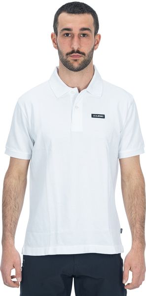 Cube Organic Polo Shirt White click to zoom image