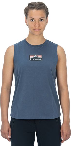 Cube Organic Ws Tank Top Summit Anthracite click to zoom image