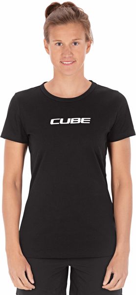 Cube Organic Ws T-shirt Classic Logo Black click to zoom image