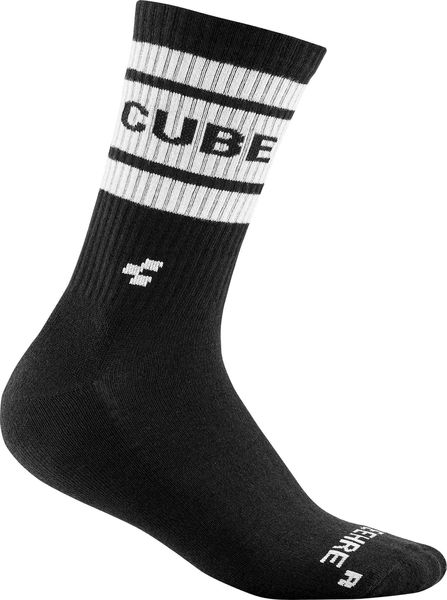 Cube Socks After Race High Cut Black/white click to zoom image