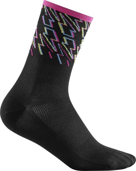 Cube Socks High Cut Blackline Black/blue/pink click to zoom image