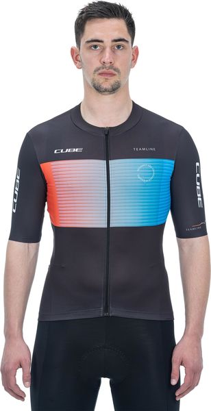 Cube Teamline Jersey S/s Black/blue/red click to zoom image