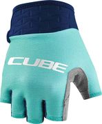 Cube Gloves Perform. Junior Short Finger Blue/mint 