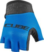 Cube Gloves Performance Junior Short Finger Blue 