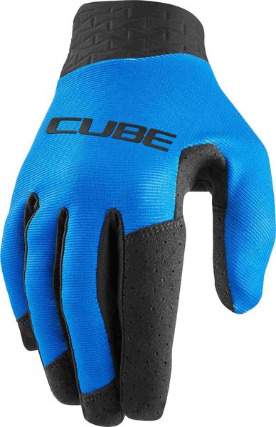 Cube Gloves Performance Long Finger Blue click to zoom image