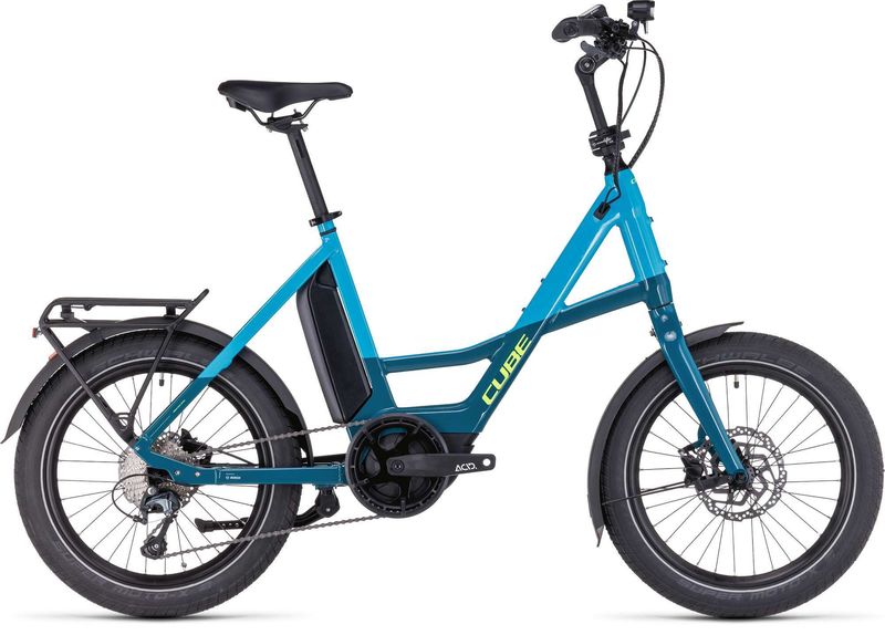 Cube Compact Sport Hybrid 500 Blue/lime 2024 20" click to zoom image