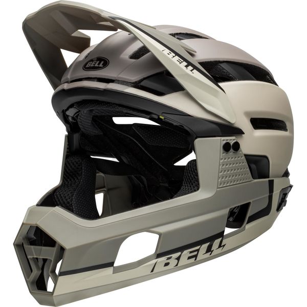 Bell Super Air R Spherical MTB Full Face Helmet 2024: Matte Cement Grey click to zoom image