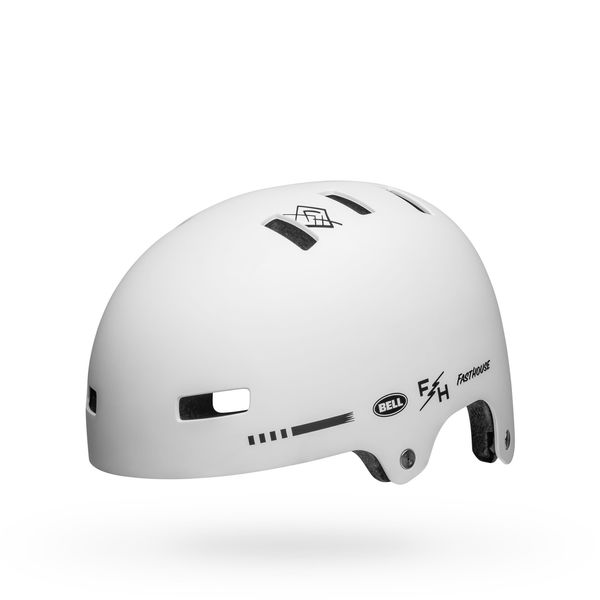 Bell Local BMX/Skate Helmet Matte White click to zoom image