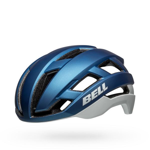 Bell Falcon Xr Led Mips Road Helmet 2023: Matte Blue/Grey click to zoom image