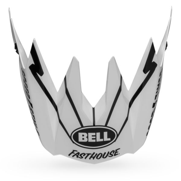Bell Full-10 Helmet Visor Matte/Gloss White/Black click to zoom image