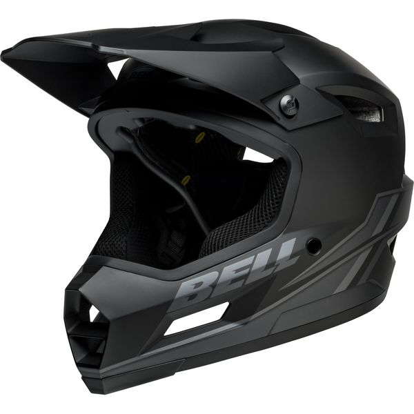 Bell Sanction 2 Dlx Mips MTB Full Face Helmet 2023: Alpine Matte Black click to zoom image