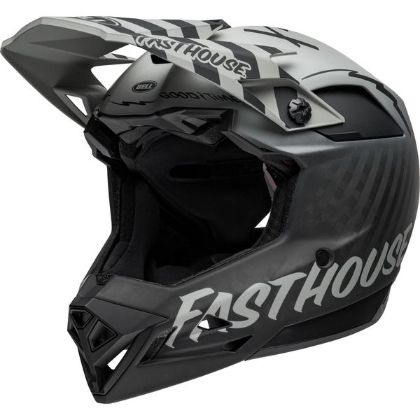 Bell Full-10 Spherical MTB Helmet 2024: Fasthouse Happy Hour Matte Grey/Black click to zoom image