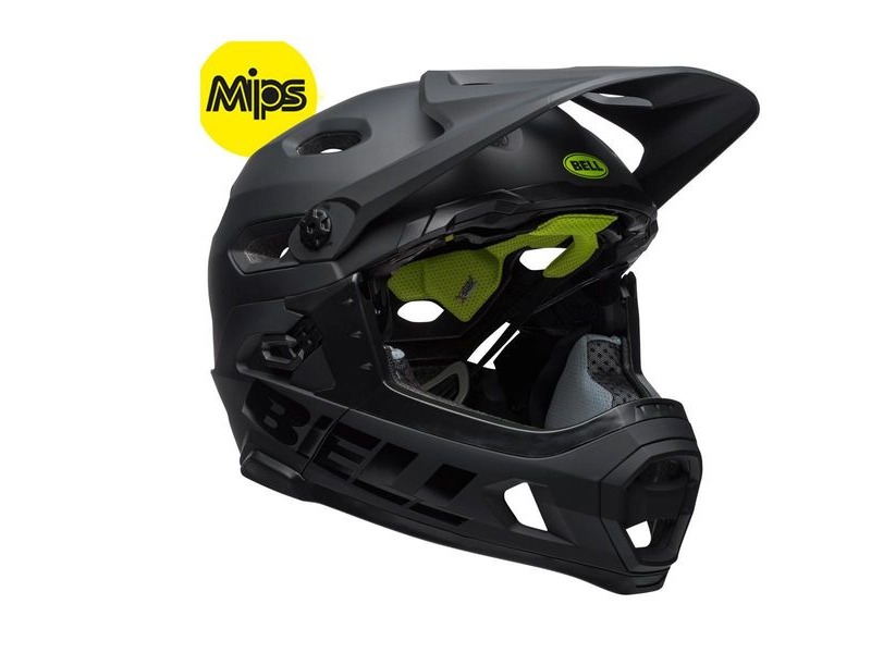 Bell Super Dh Mips MTB Helmet Matt/Gloss Black click to zoom image