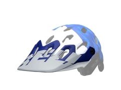 Bell Super 3/3r Helmet Visor One Size Matt White/Blue  click to zoom image