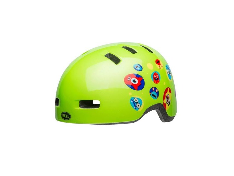 Bell Lil Ripper Toddler Helmet Monsters Gloss Green Unisize 45-51cm click to zoom image