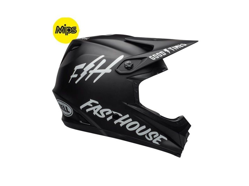 Bell Full-9 Fusion Mips MTB Full Face Helmet Fasthouse Matte Black/White click to zoom image
