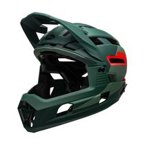 Bell Super Air R Mips MTB Full Face Helmet Matte/Gloss Green/Infrared
