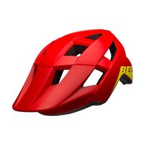 Bell Spark Junior Youth Helmet Matte/Gloss Red/Hi-viz Unisize 50-57cm