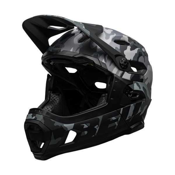 Bell Super Dh Mips MTB Helmet Matte/Gloss Black Camo click to zoom image