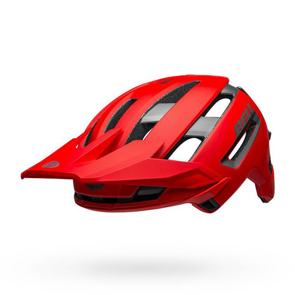 Bell Super Air Mips MTB Helmet Matte/Gloss Red/Grey click to zoom image