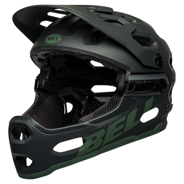 Bell Super 3r Mips MTB Solid Matte Green click to zoom image