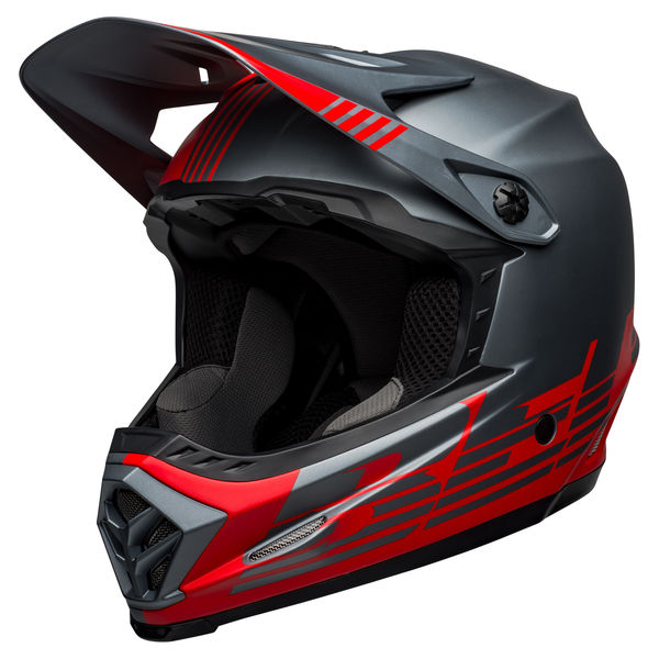 Bell Full-9 Fusion Mips MTB Full Face Louver Matte Grey/Red click to zoom image
