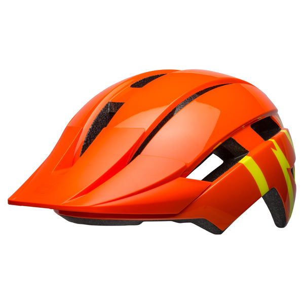 Bell Sidetrack Ii Youth Strike Gloss Orange/Yellow Unisize 50-57cm click to zoom image