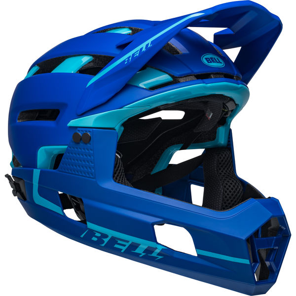 Bell Super Air R Mips MTB Full Face Helmet Matte/Gloss Blue click to zoom image