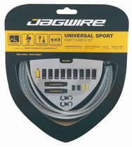 Jagwire Kit Universal Sport Gear Braided White