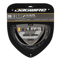 Jagwire 2x Elite Link Shift Cable Kit Black