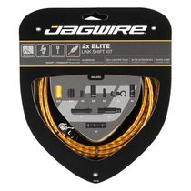 Jagwire 2x Elite Link Shift Cable Kit Gold
