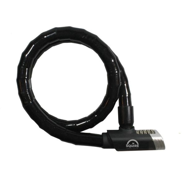 Squire Mako 25mm Armoured combi cable lock Security rating 7 25x1200mm click to zoom image