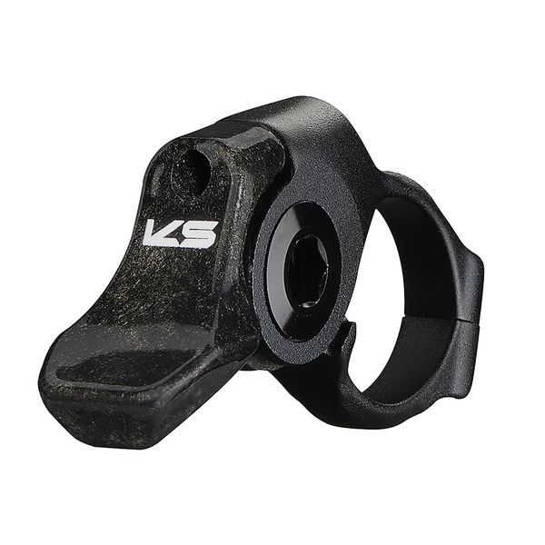 KS Suspension KGSL-Carbon Handlebar mounted remote dropper lever, Alloy clamp, Carbon lever click to zoom image