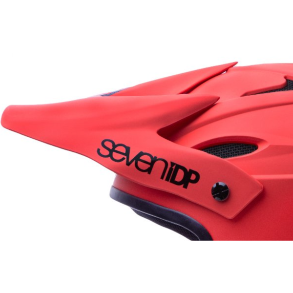 7iDP M1 Helmet Visor Black/Red click to zoom image