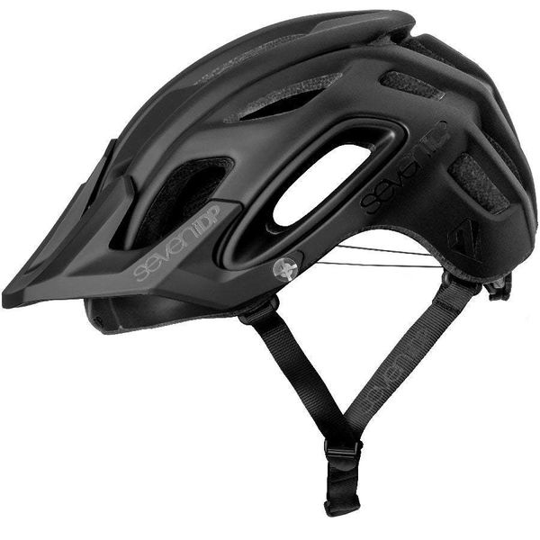 7iDP M2 Helmet Matt Black/ Gloss Black click to zoom image