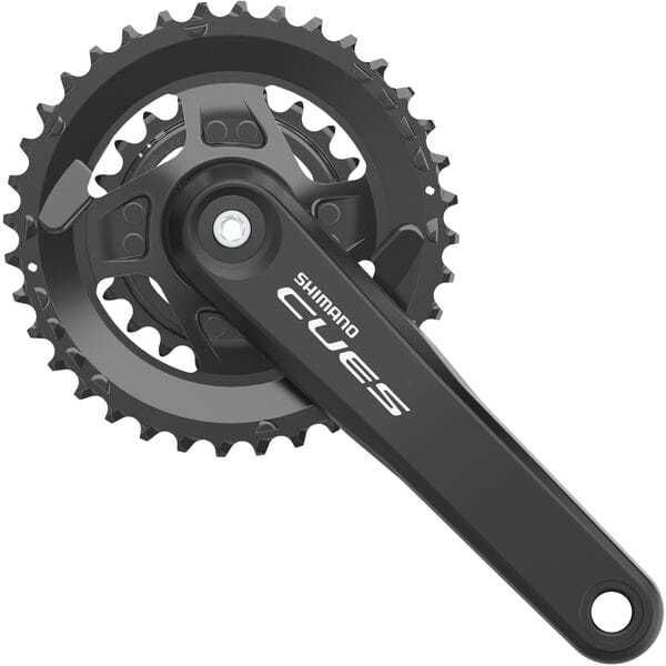 Shimano CUES FC-U4010 CUES 2 piece design chainset, for 9/10/11-speed, 36/22T, Boost click to zoom image