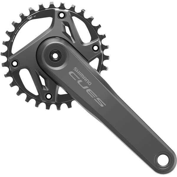 Shimano CUES FC-U6000 CUES 2 piece design chainset, for 9/10/11-speed, 30T click to zoom image
